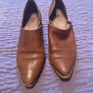 Madewell Brown Leather Heels